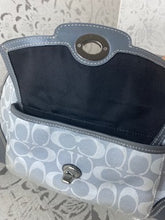 Load image into Gallery viewer, COACH Hampton Signature Dome Satchel - Gray/Silver