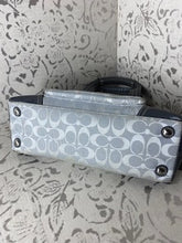 Load image into Gallery viewer, COACH Hampton Signature Dome Satchel - Gray/Silver