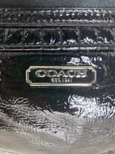 Load image into Gallery viewer, COACH Poppy Liquid Gloss Handbag/Tote - Black