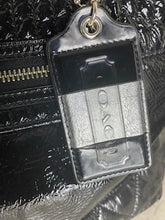 Load image into Gallery viewer, COACH Poppy Liquid Gloss Handbag/Tote - Black