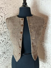 Load image into Gallery viewer, REVERSIBLE CORDUROY/TWEED VEST: Size Small