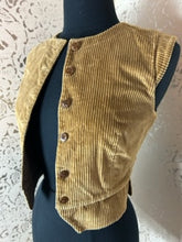 Load image into Gallery viewer, REVERSIBLE CORDUROY/TWEED VEST: Size Small