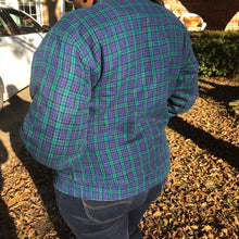 Load image into Gallery viewer, REVERSIBLE DENIM/PLAID JACKET - VINTAGE