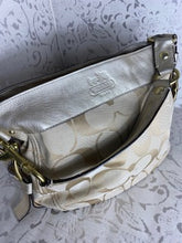 Load image into Gallery viewer, COACH Zoe Hobo Shoulder Bag - Gold/Beige
