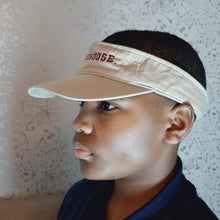 Load image into Gallery viewer, MOREHOUSE COLLEGE SUN VISOR: ADJUSTABLE VELCRO SIZING

