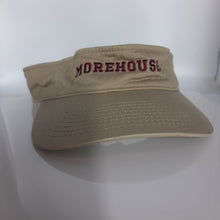 Load image into Gallery viewer, MOREHOUSE COLLEGE SUN VISOR: ADJUSTABLE VELCRO SIZING
