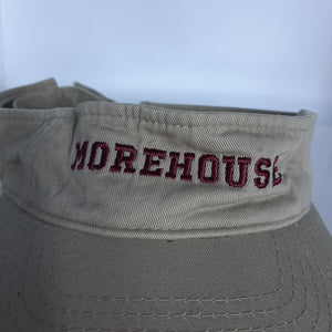 MOREHOUSE COLLEGE SUN VISOR: ADJUSTABLE VELCRO SIZING