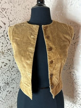 Load image into Gallery viewer, REVERSIBLE CORDUROY/TWEED VEST: Size Small
