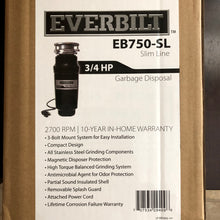 Load image into Gallery viewer, GARBAGE DISPOSAL - EVERBILT EB750-SL
