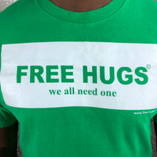 Load image into Gallery viewer, FREE HUGS T-SHIRT/GREEN
