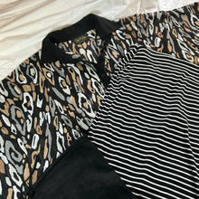 Load image into Gallery viewer, STRETCHY BLACK/WHITE STRIPED SKIRT
