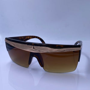 THRILLER BROWN/BROWN SUNGLASSES - NWT