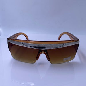 THRILLER BROWN/SILVER SUNGLASSES - NWT