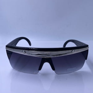 THRILLER BLACK/SILVER SUNGLASSES - NWT