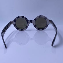 Load image into Gallery viewer, POINDEXTER B/W PRINT SUNGLASSES W/RAINBOW LENSES - NWT
