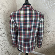 Load image into Gallery viewer, WHITE PLAID BLAZER
