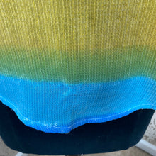 Load image into Gallery viewer, Clear Sequins Overlay Top w/Rainbow Colors: Size L (Fixer Upper/Imperfect)
