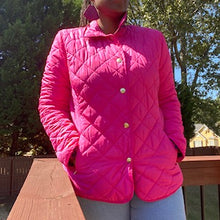 Load image into Gallery viewer, PINK QUILTED JACKET/COAT: Size Large
