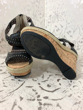 Load image into Gallery viewer, JESSICA SIMPSON CORK WEDGES W/STUDS: Size  8.5 (Imperfect)
