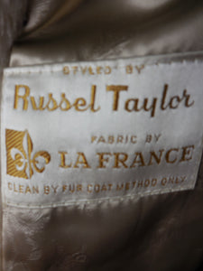 VINTAGE: RUSSEL TAYLOR FAUX FUR OVERCOAT