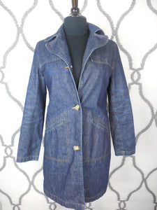 DENIM COAT - OLD NAVY - SIZE MEDIUM