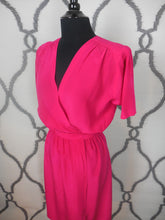 Load image into Gallery viewer, VINTAGE SILKY WRAP DRESS - SIZE SMALL
