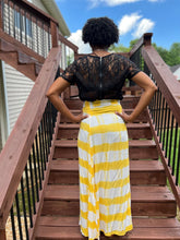 Load image into Gallery viewer, YELLOW TIE DIE WRAP SKIRT: Size: 2XL
