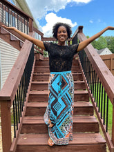 Load image into Gallery viewer, Tribal Print Skirt - Size Medium
