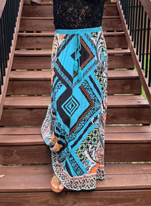 Tribal Print Skirt - Size Medium