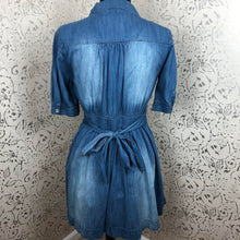 Load image into Gallery viewer, FADED DENIM DRESS: SIZE L
